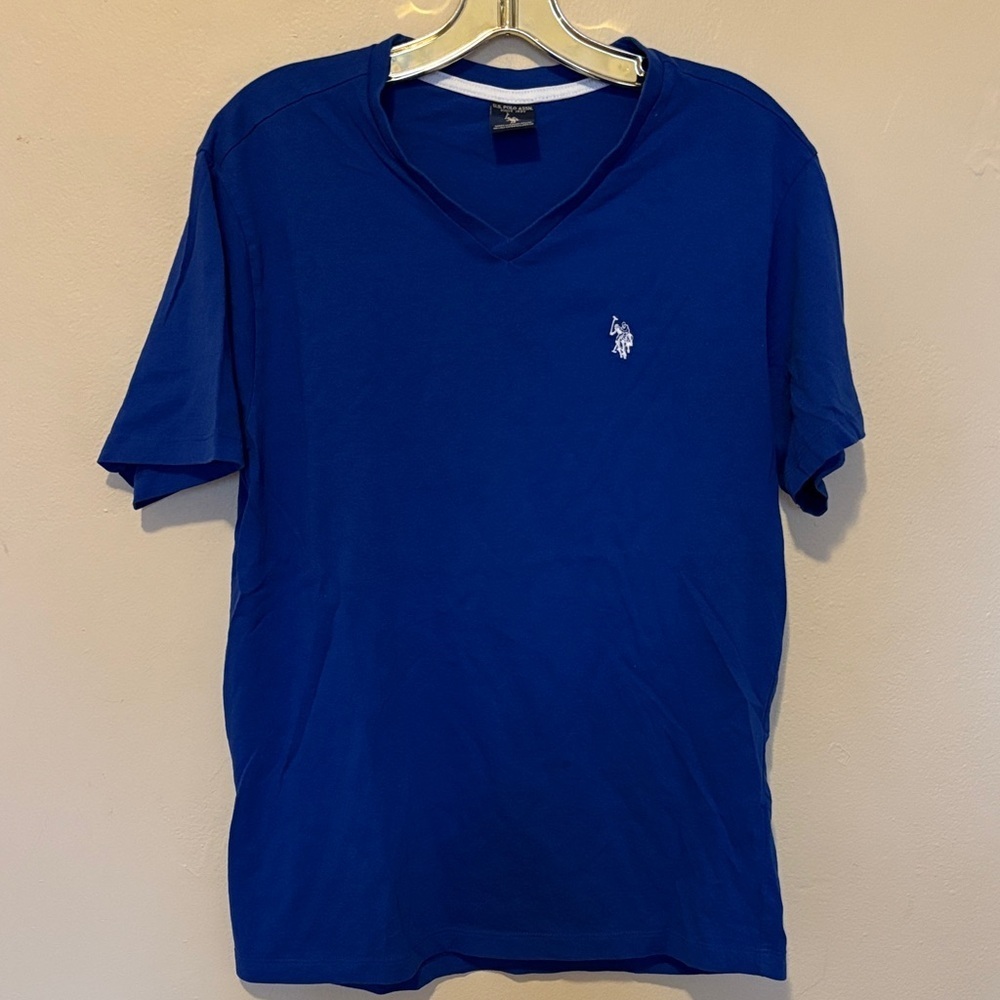 U.S. Polo Assn. Royal Blue V-Neck Tee